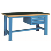 重型工作臺高分子桌板帶兩吊抽，GF1500-B，GF1800-B，GF2000-B